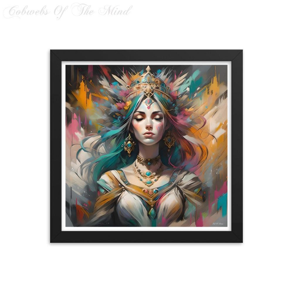 Ascending to the Call of Destiny - Framed Matte Poster Printed Digital Art