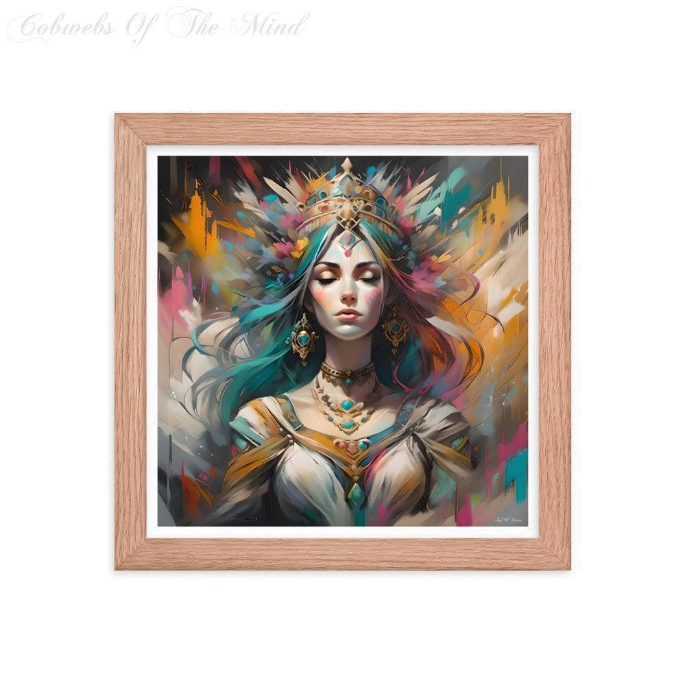 Ascending to the Call of Destiny - Framed Matte Poster Printed Digital Art