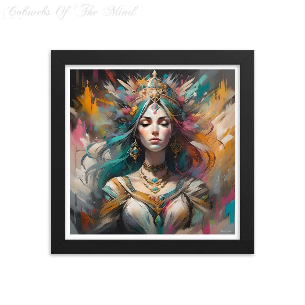 Ascending to the Call of Destiny - Framed Matte Poster Printed Digital Art