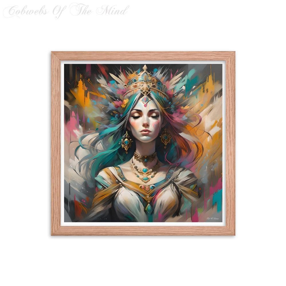 Ascending to the Call of Destiny - Framed Matte Poster Printed Digital Art