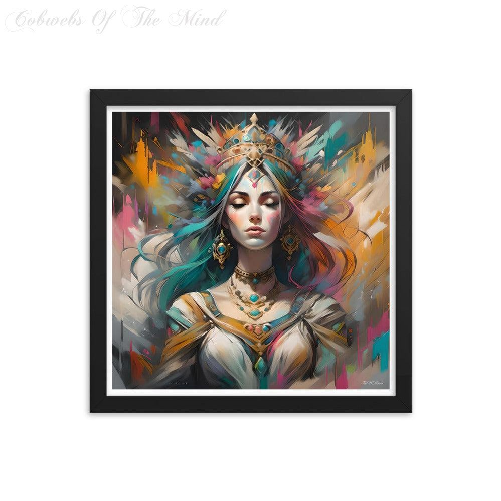 Ascending to the Call of Destiny - Framed Matte Poster Printed Digital Art