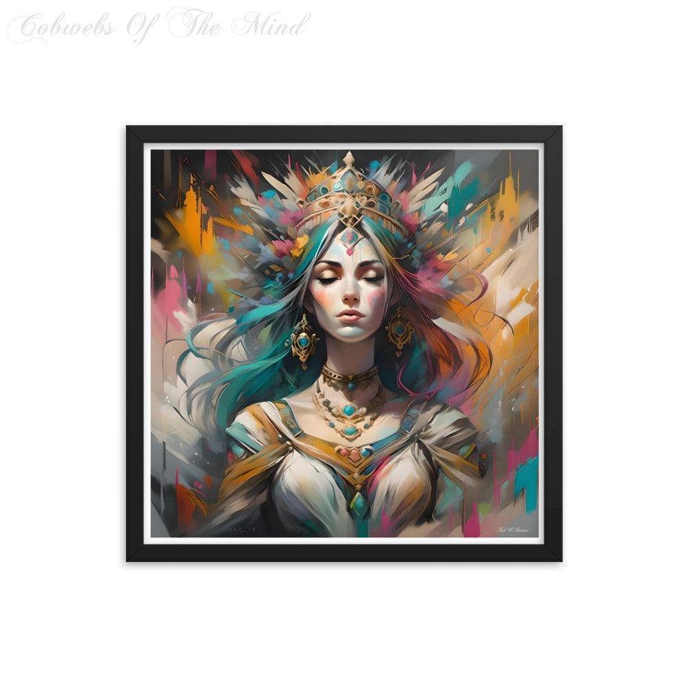 Ascending to the Call of Destiny - Framed Matte Poster Printed Digital Art