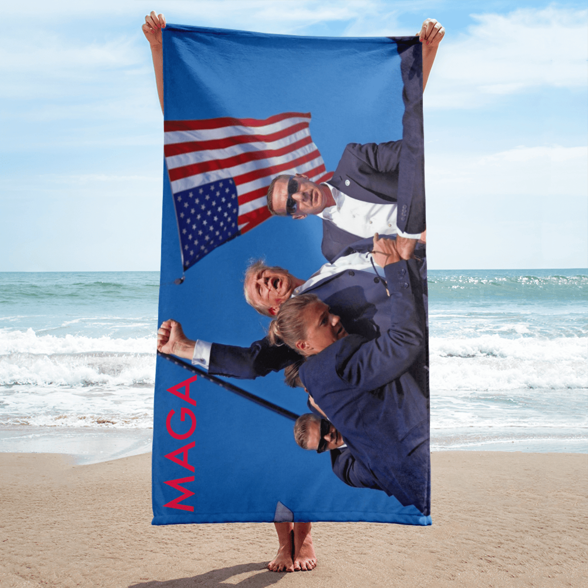 Attempted Assassination of Donald Trump - Bath & Beach Towel Bath & Beach Towel