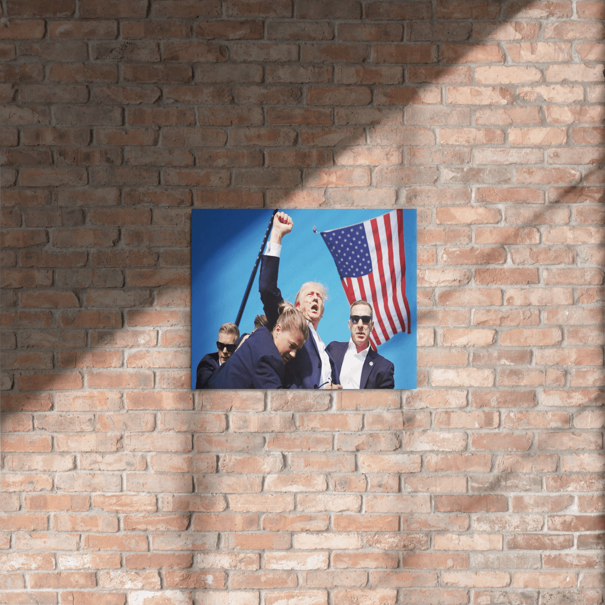 Attempted Assassination of Donald Trump - Metal Prints Home & Garden > Decor > Artwork > Posters, Prints, & Visual Artwork