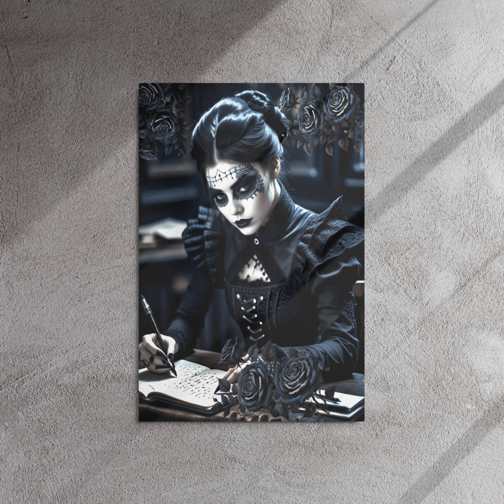 Black Rose Chronicles - Metal Prints Home & Garden > Decor > Artwork > Posters, Prints, & Visual Artwork