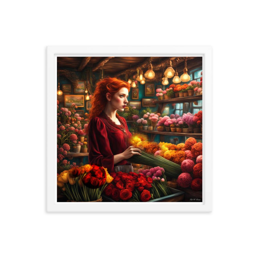 Blossoms and Beams - Framed Matte Poster Home & Garden > Decor > Artwork > Posters, Prints, & Visual Artwork