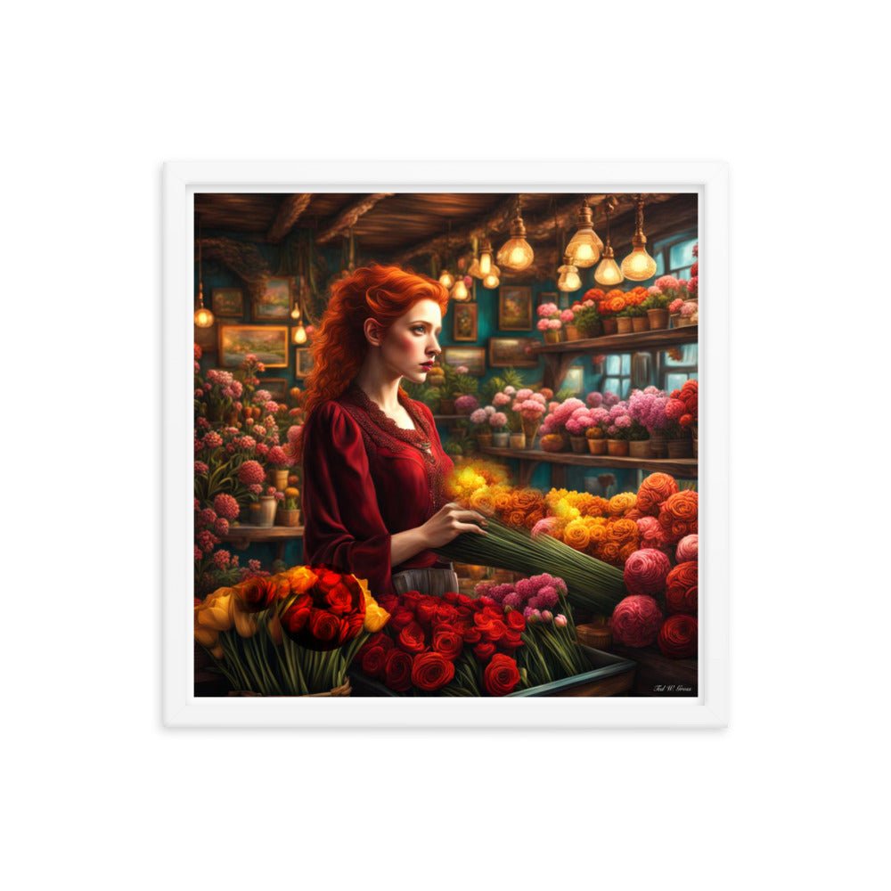 Blossoms and Beams - Framed Matte Poster Home & Garden > Decor > Artwork > Posters, Prints, & Visual Artwork