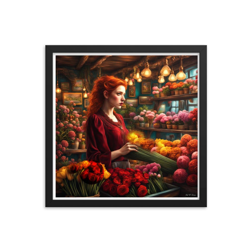 Blossoms and Beams - Framed Matte Poster Home & Garden > Decor > Artwork > Posters, Prints, & Visual Artwork