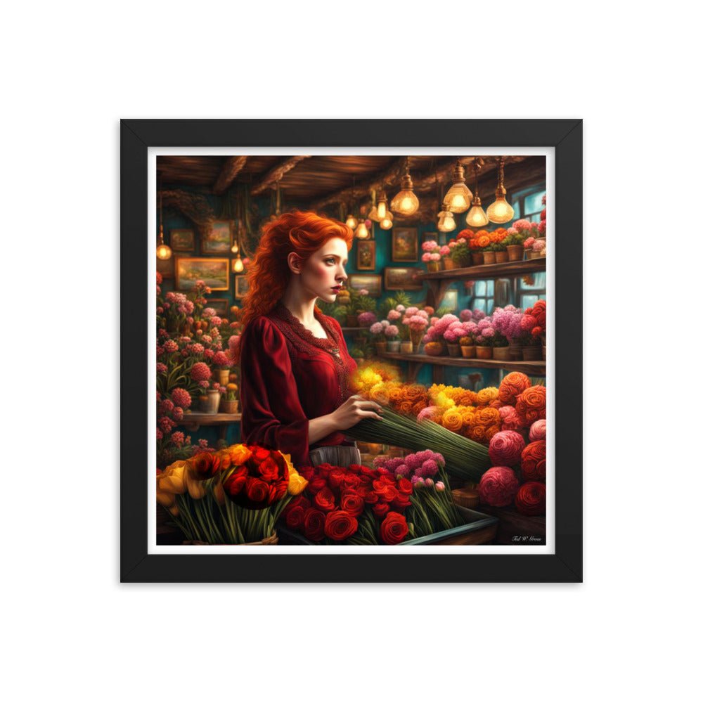 Blossoms and Beams - Framed Matte Poster Home & Garden > Decor > Artwork > Posters, Prints, & Visual Artwork