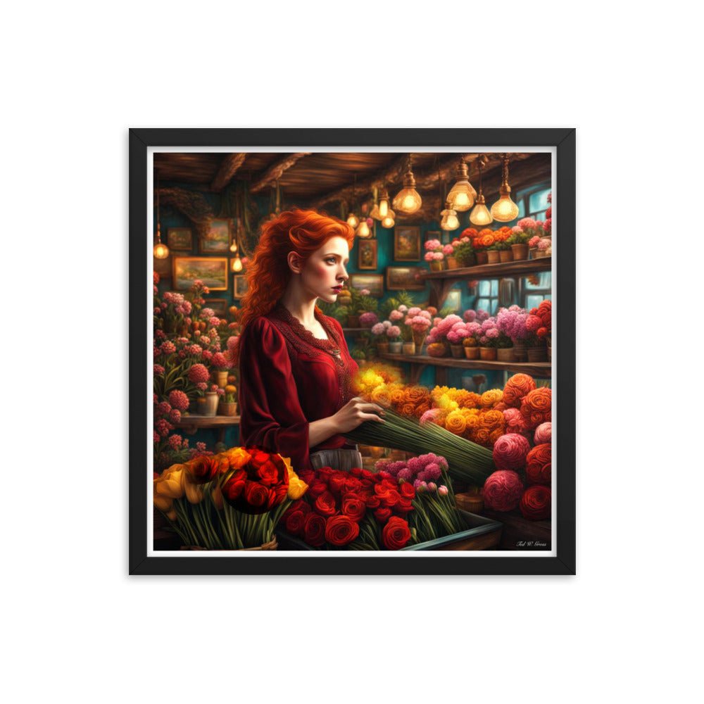 Blossoms and Beams - Framed Matte Poster Home & Garden > Decor > Artwork > Posters, Prints, & Visual Artwork