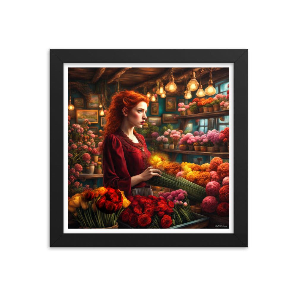 Blossoms and Beams - Framed Matte Poster Home & Garden > Decor > Artwork > Posters, Prints, & Visual Artwork