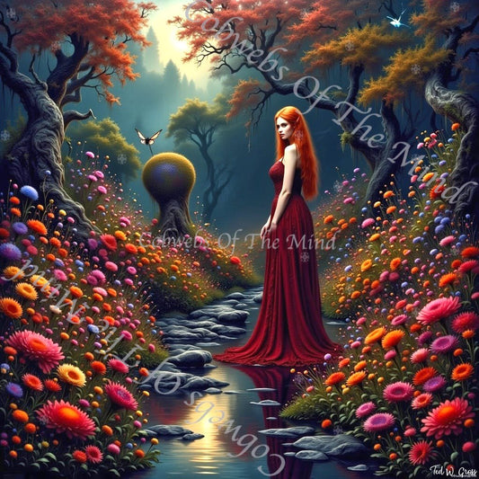 Butterfly Waltz - OpenSea Feminine Mosaic NFT 1 - Drop - Cobwebs Of The Mind