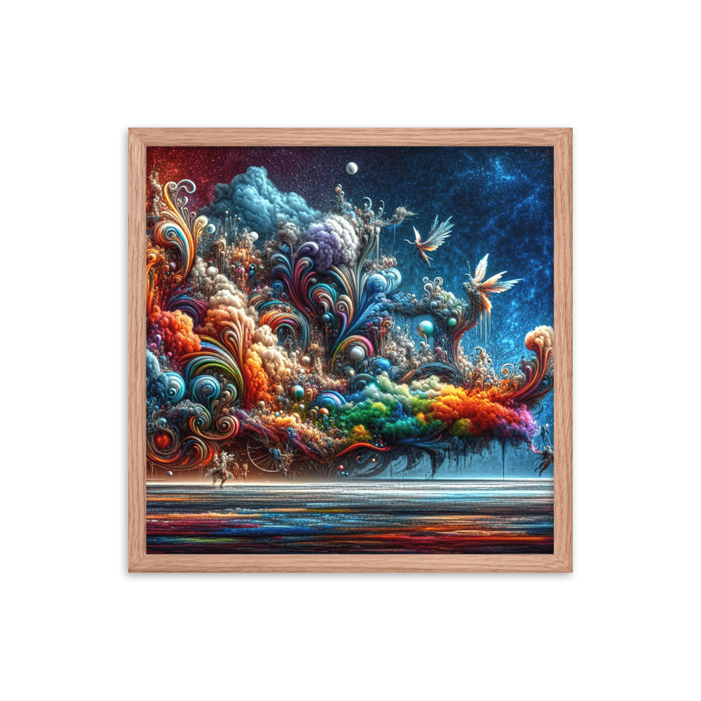 Celestial Odyssey - Framed Matte Poster Home & Garden > Decor > Artwork > Posters, Prints, & Visual Artwork