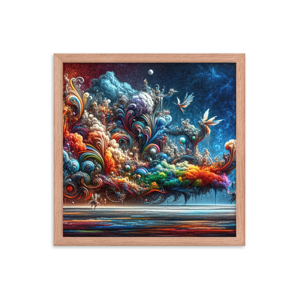 Celestial Odyssey - Framed Matte Poster Home & Garden > Decor > Artwork > Posters, Prints, & Visual Artwork