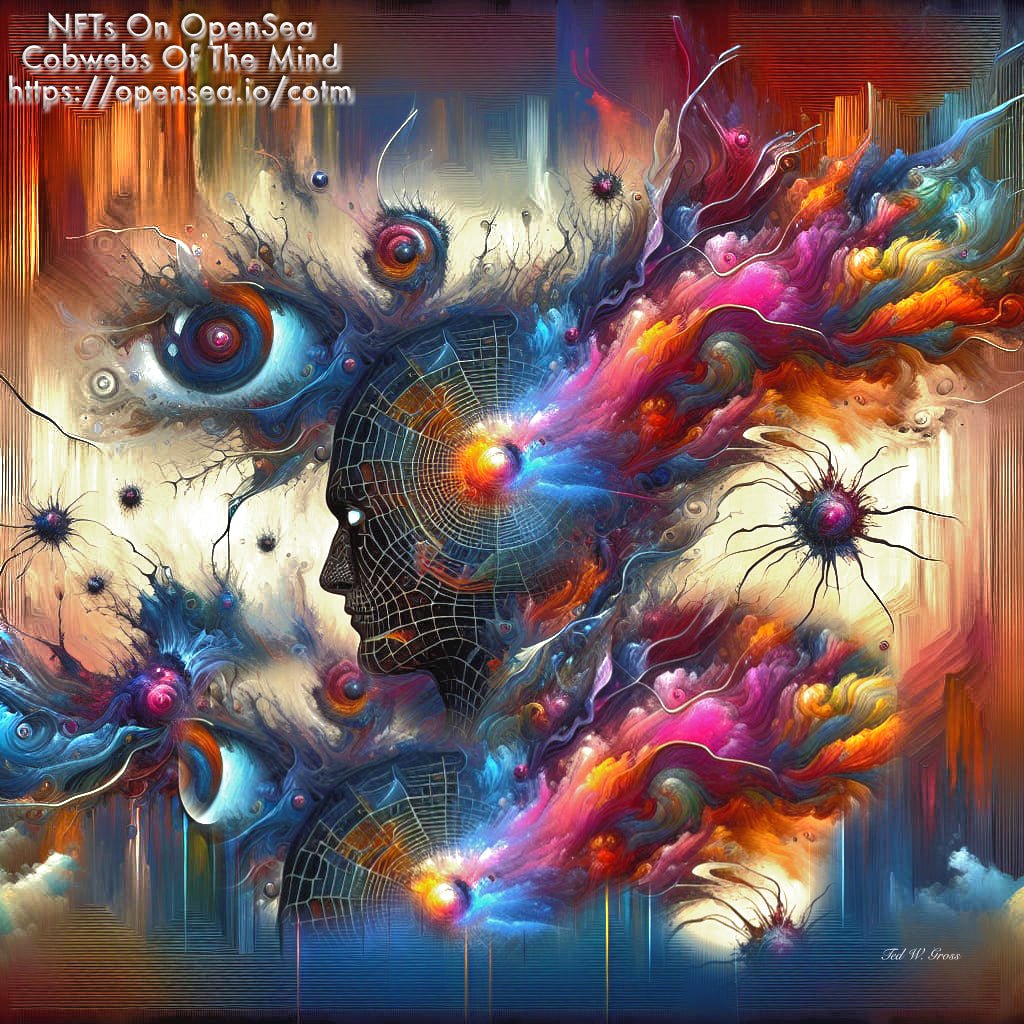 Cerebral Aurora - OpenSea Bazoodie NFT Collection Art > Digital Art > Cobwebs Of The Mind > Abstract > Digital Compositions