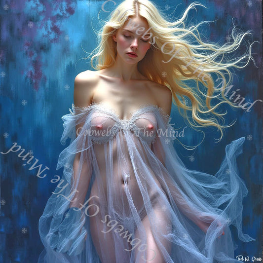 Cerulean Fantasy - OpenSea NFT Whispers of Desire - Cobwebs Of The Mind