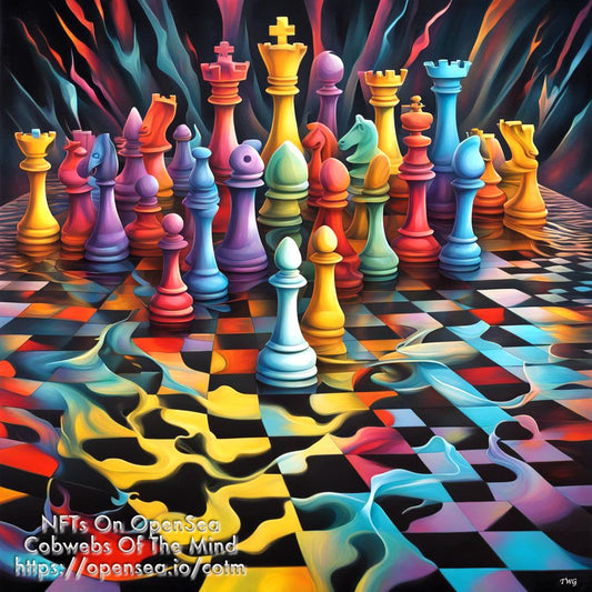 Chess Kaleidoscope - OpenSea NFT Limited Edition Art > Digital Art > Cobwebs Of The Mind > Abstract > Digital Compositions