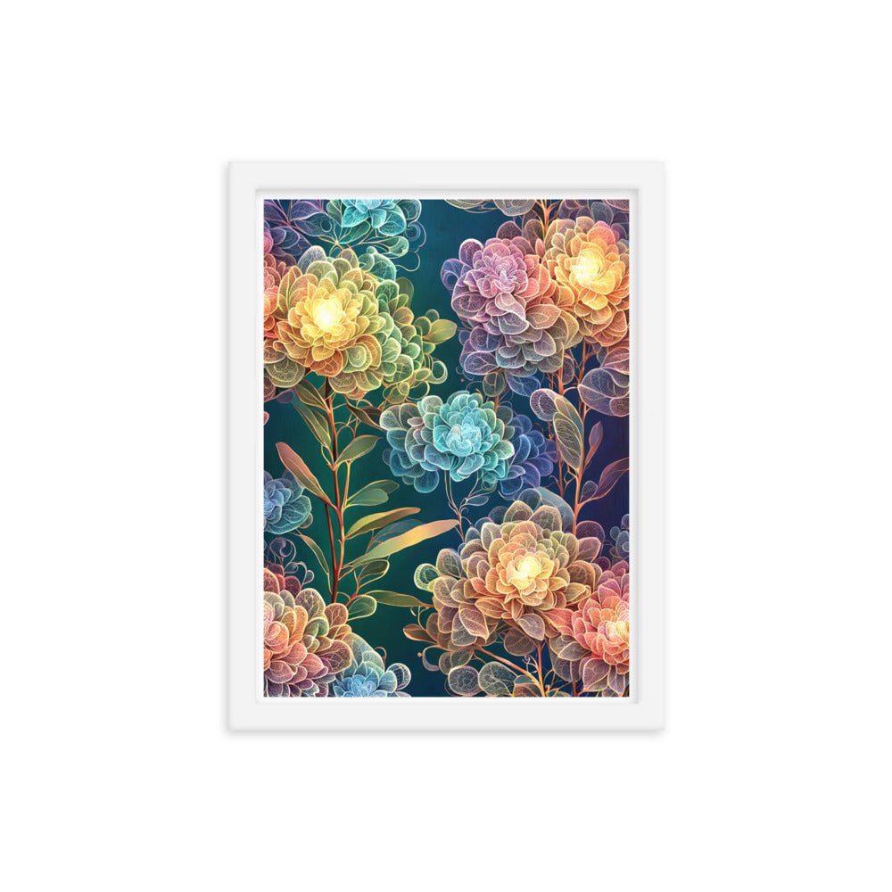 Chromatic Filigree - Framed Matte Poster Home & Garden > Decor > Artwork > Posters, Prints, & Visual Artwork