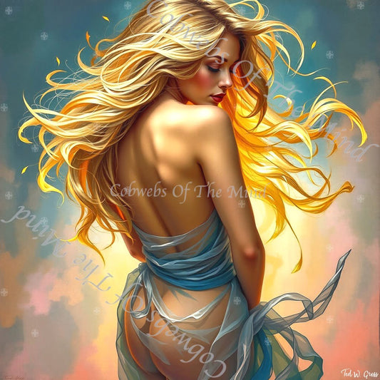 Cobalt Daydream - OpenSea NFT Whispers of Desire - Cobwebs Of The Mind
