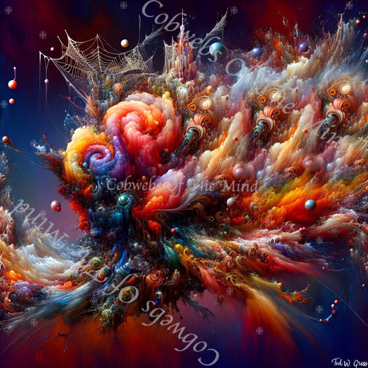 ColorPulse 0013 - ColorPulse NFT 1 - Drop Collection - Cobwebs Of The Mind