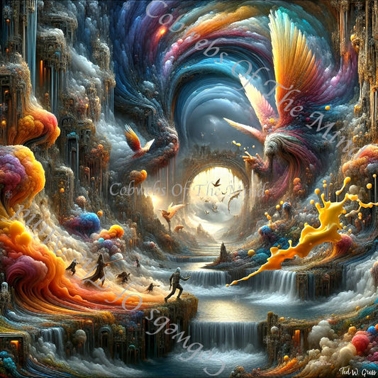 ColorPulse 0017 - ColorPulse NFT 1 - Drop Collection - Cobwebs Of The Mind