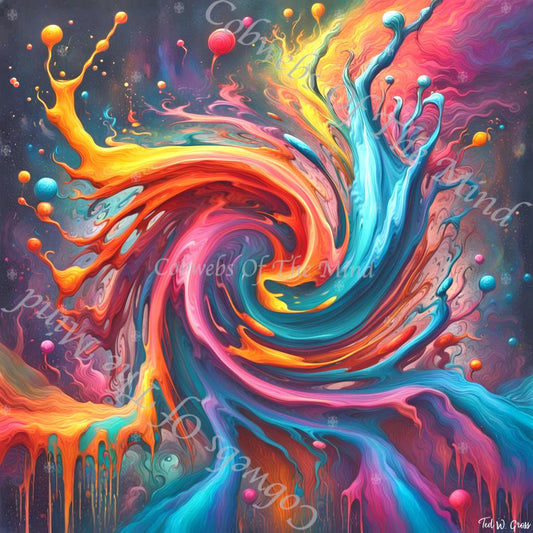 ColorPulse 0026 - ColorPulse NFT 1 - Drop Collection - Cobwebs Of The Mind