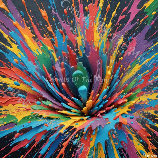 ColorPulse 0032 - ColorPulse NFT 1 - Drop Collection - Cobwebs Of The Mind