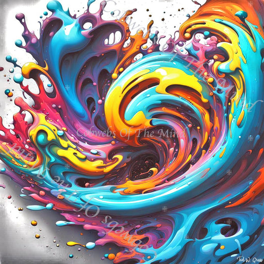 ColorPulse 0033 - ColorPulse NFT 1 - Drop Collection - Cobwebs Of The Mind