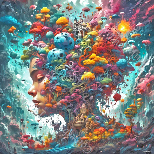ColorPulse 0034 - ColorPulse NFT 1 - Drop Collection - Cobwebs Of The Mind