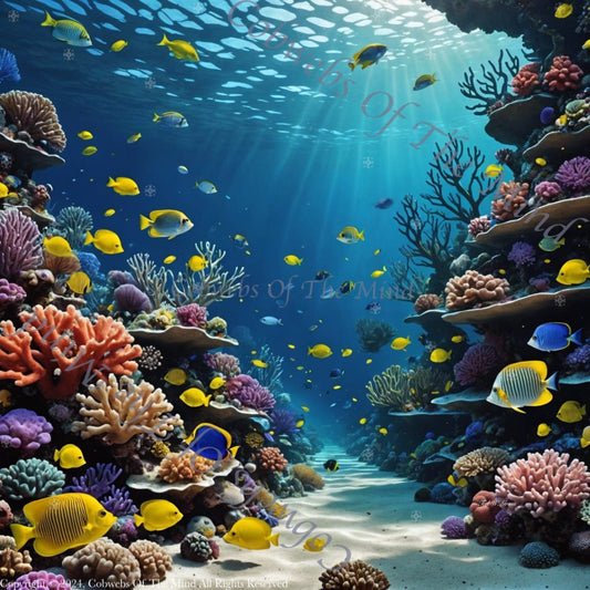 Coral Reef Wonderland - Digital Art Art > Digital Art > Cobwebs Of The Mind > Abstract > Digital Compositions