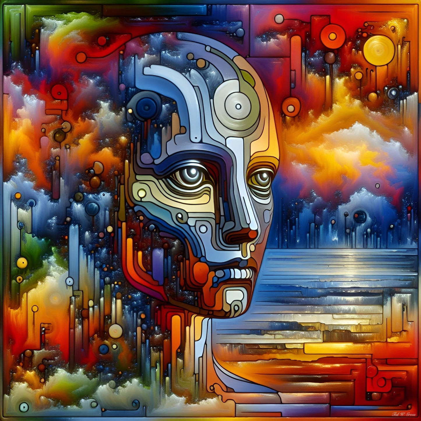 Cybernetic Harmony - Limited Edition (10) NFT Digital Art