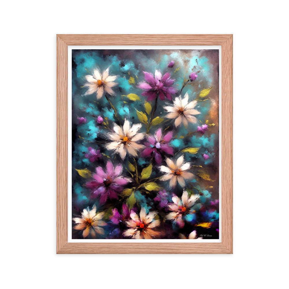 Daisy Dance - Framed Matte Poster Home & Garden > Decor > Artwork > Posters, Prints, & Visual Artwork