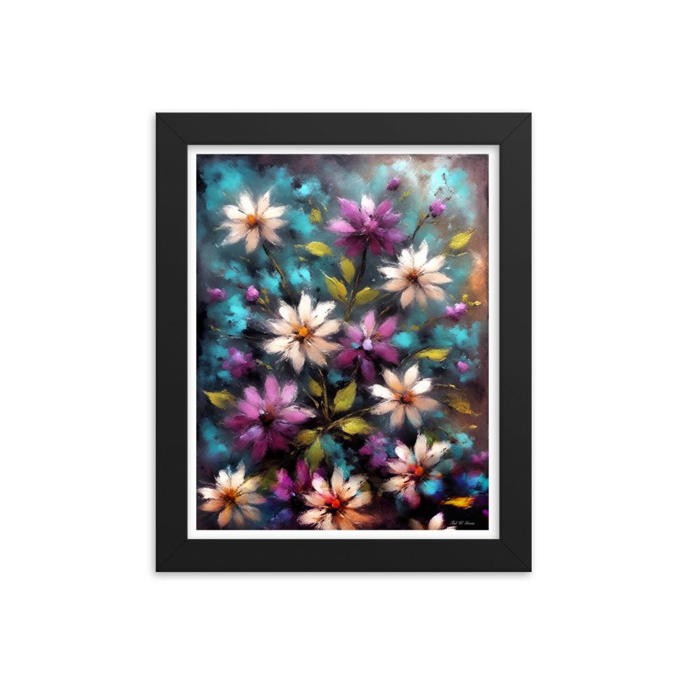 Daisy Dance - Framed Matte Poster Home & Garden > Decor > Artwork > Posters, Prints, & Visual Artwork