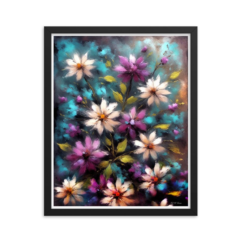 Daisy Dance - Framed Matte Poster Home & Garden > Decor > Artwork > Posters, Prints, & Visual Artwork