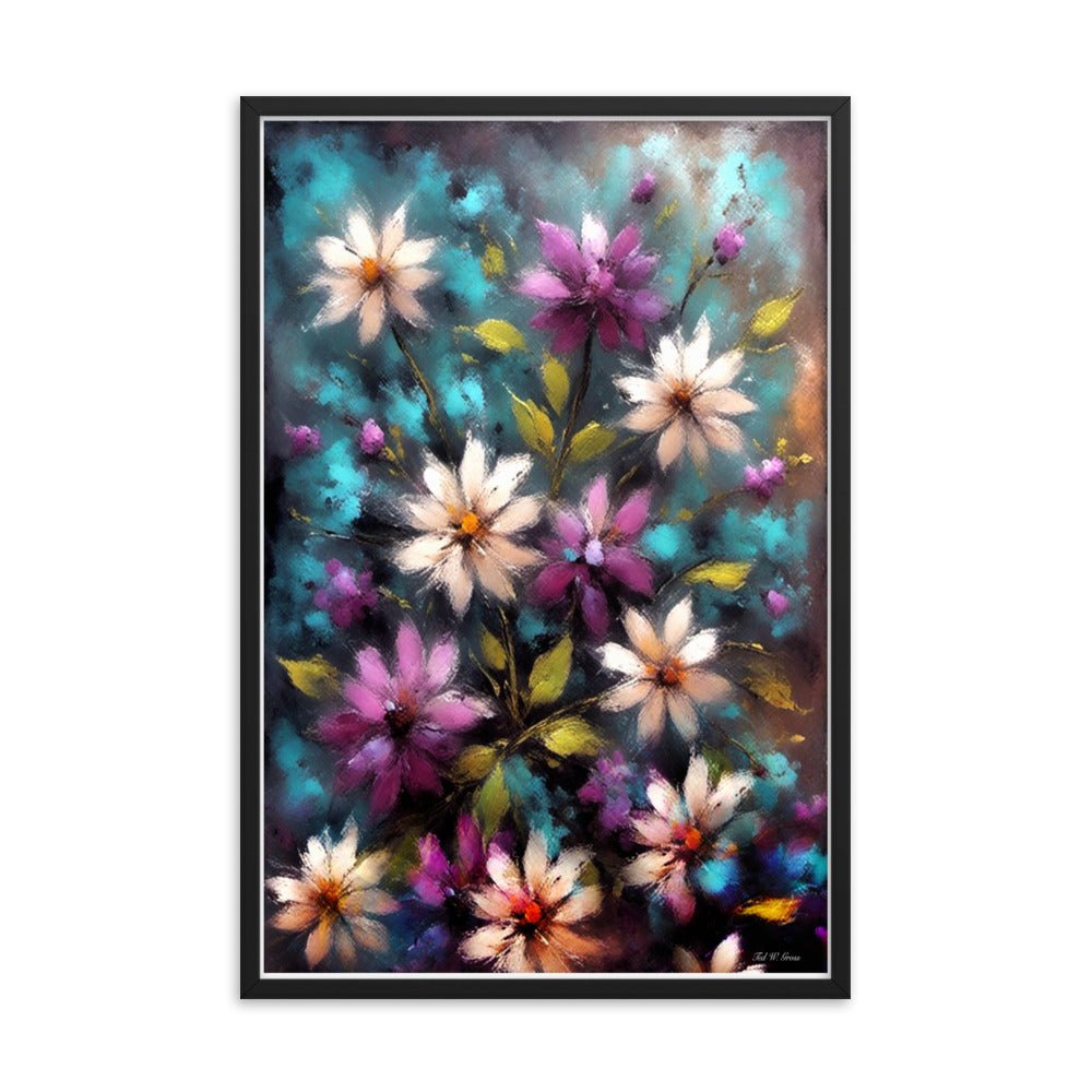 Daisy Dance - Framed Matte Poster Home & Garden > Decor > Artwork > Posters, Prints, & Visual Artwork