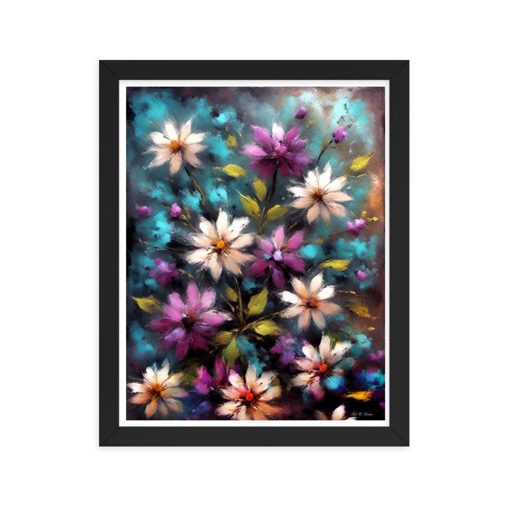 Daisy Dance - Framed Matte Poster Home & Garden > Decor > Artwork > Posters, Prints, & Visual Artwork