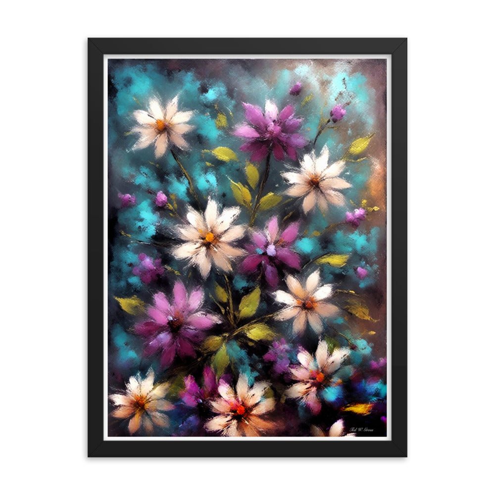 Daisy Dance - Framed Matte Poster Home & Garden > Decor > Artwork > Posters, Prints, & Visual Artwork