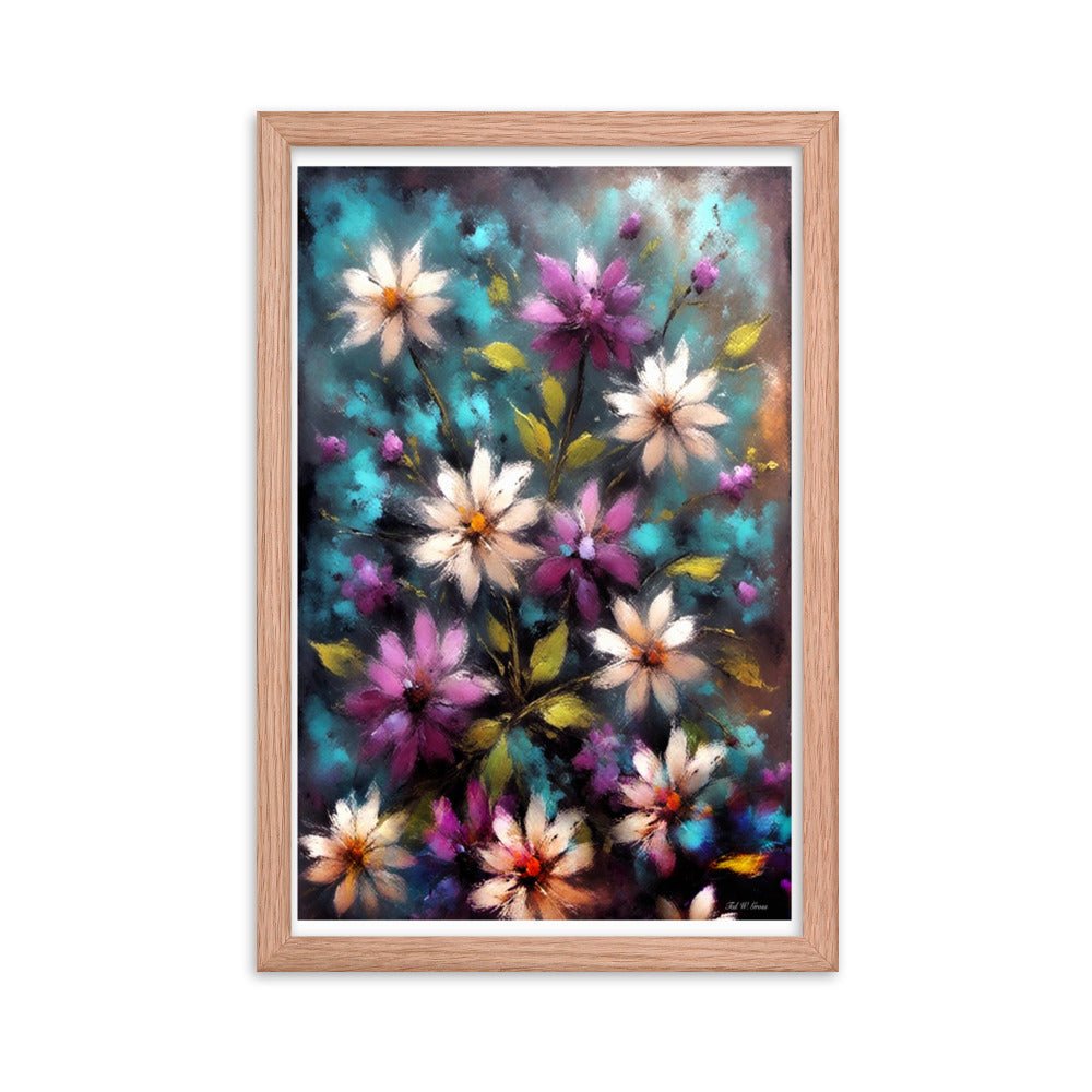 Daisy Dance - Framed Matte Poster Home & Garden > Decor > Artwork > Posters, Prints, & Visual Artwork