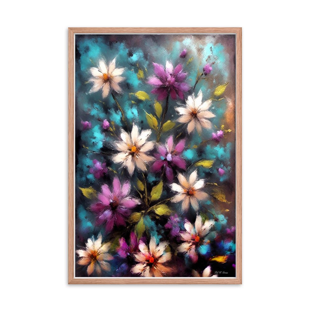 Daisy Dance - Framed Matte Poster Home & Garden > Decor > Artwork > Posters, Prints, & Visual Artwork