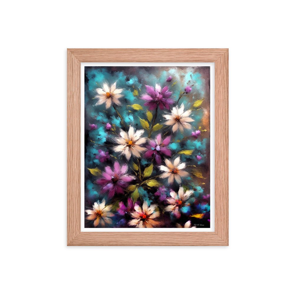 Daisy Dance - Framed Matte Poster Home & Garden > Decor > Artwork > Posters, Prints, & Visual Artwork