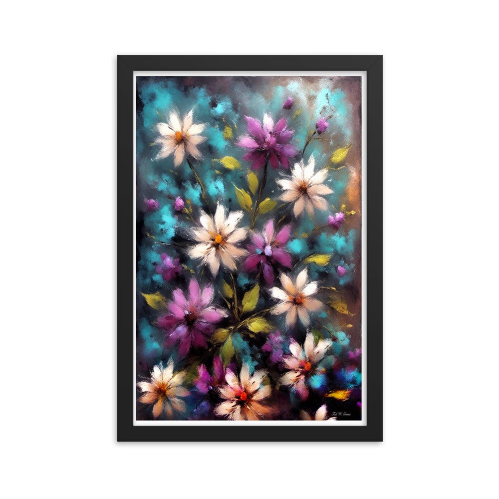 Daisy Dance - Framed Matte Poster Home & Garden > Decor > Artwork > Posters, Prints, & Visual Artwork