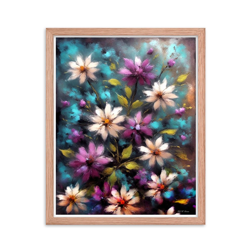 Daisy Dance - Framed Matte Poster Home & Garden > Decor > Artwork > Posters, Prints, & Visual Artwork