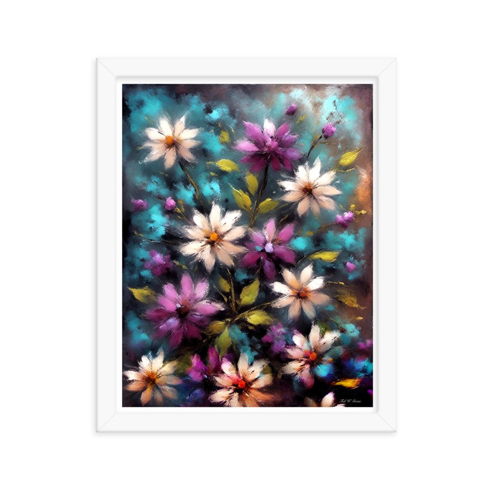 Daisy Dance - Framed Matte Poster Home & Garden > Decor > Artwork > Posters, Prints, & Visual Artwork