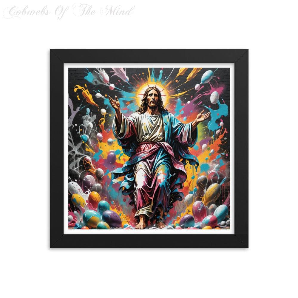 Easter Vibrancy - Framed poster Printed Digital Art