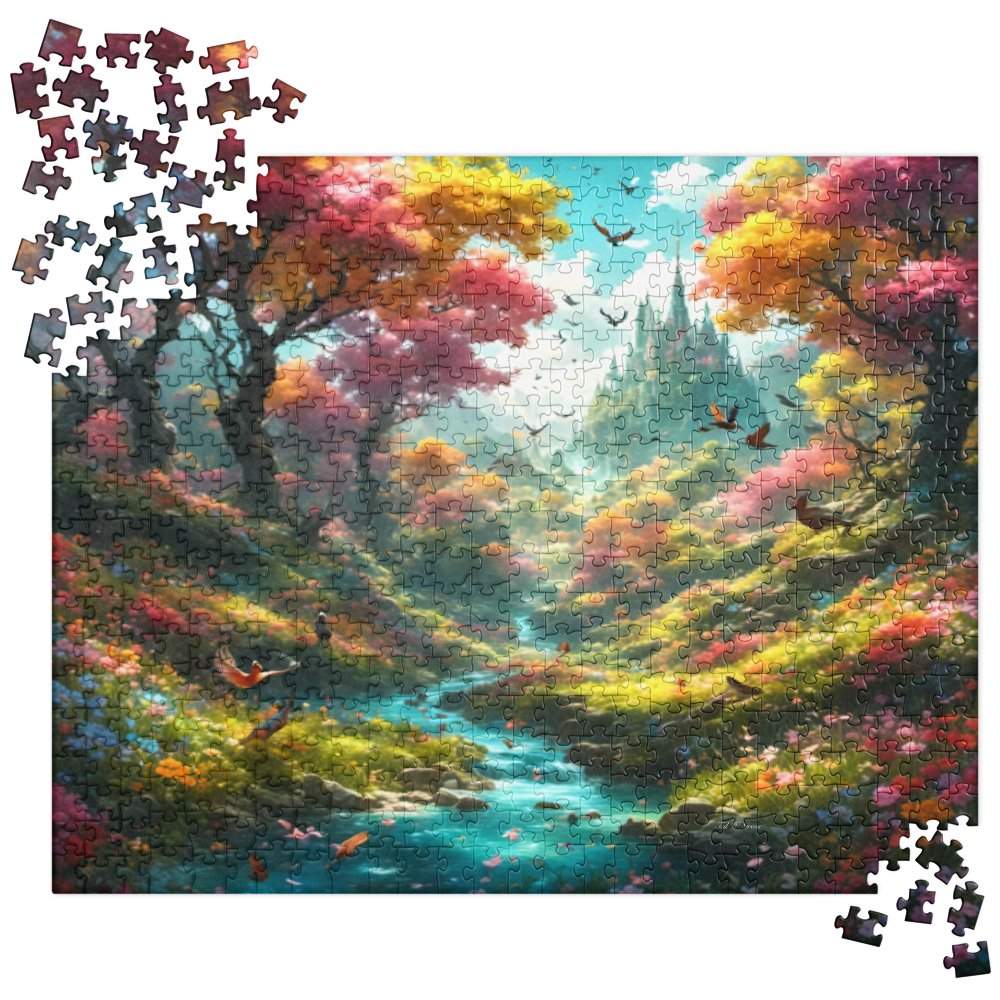 Enchanted Forest Paradise - 520 pcs. Jigsaw puzzle - US Only! Puzzles