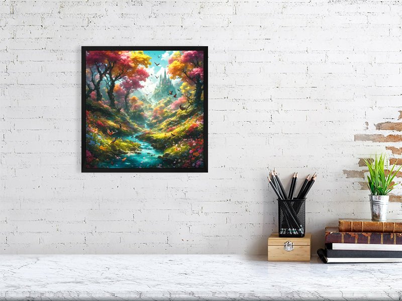 Enchanted Forest Paradise - High-Quality Giclee Print Giclée