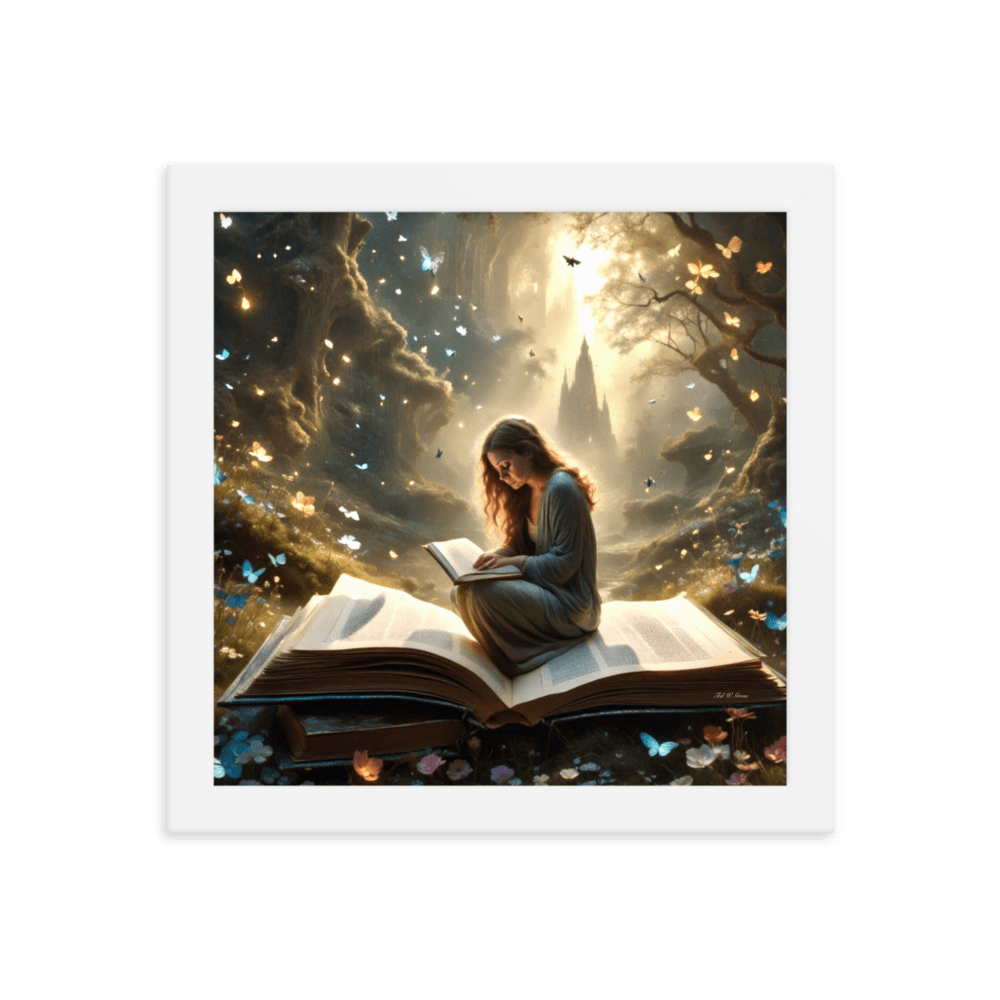 Enchanted Storybook Dreams - Framed Matte Poster Home & Garden > Decor > Artwork > Posters, Prints, & Visual Artwork