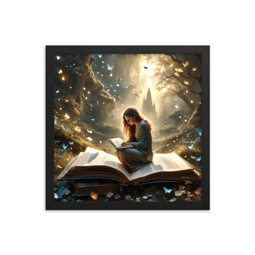 Enchanted Storybook Dreams - Framed Matte Poster Home & Garden > Decor > Artwork > Posters, Prints, & Visual Artwork