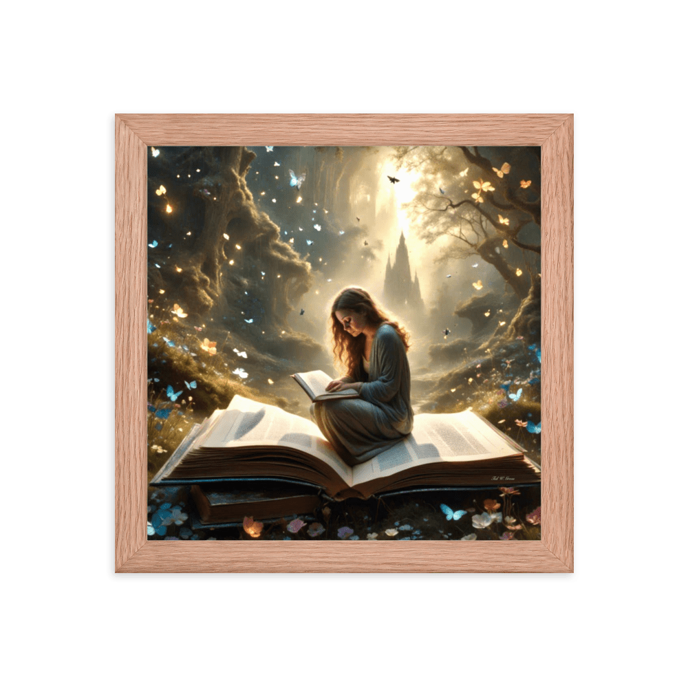 Enchanted Storybook Dreams - Framed Matte Poster Home & Garden > Decor > Artwork > Posters, Prints, & Visual Artwork