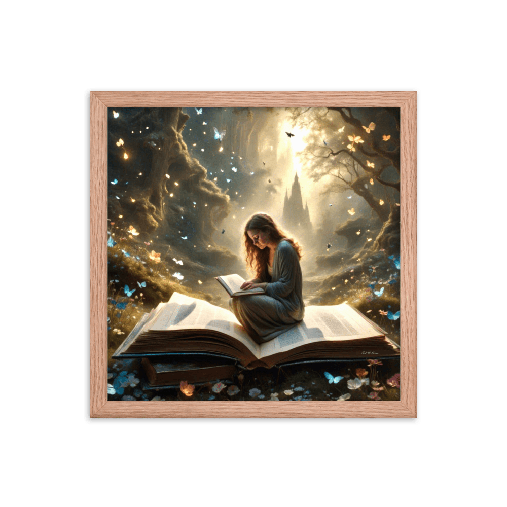 Enchanted Storybook Dreams - Framed Matte Poster Home & Garden > Decor > Artwork > Posters, Prints, & Visual Artwork